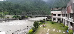 Bridge over the Bhagirathi river on the way into Uttarkashi